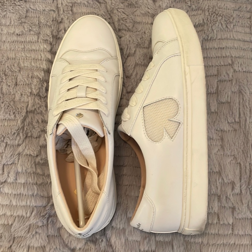 Kate Spade white sneakers size 9.5